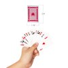 Gamie 2.5 Inch Mini Playing Cards- Pack of 6 Deck of Cards- Miniature Card Set- Small Casino Card Games for Kids, Men, Women- Novelty Gift, Magic Party Favor for Boys Girls, Decoration Idea
