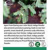 Natural Indigo Powder For Hair Dye | Natural Black Hair | Indigofera tinctoria | By Proud Planet (16 ounce | 1 Pound)