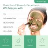 PLANTIFIQUE Korean Skin Care Detox Face Mask with Avocado & Superfoods - Hydrating Clay Mud Mask Dermatologist Tested for Face and Body - Vegan Skincare 3.4 Oz/100ml