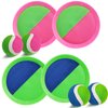 Jalunth Ball Catch Set Game Paddle - Beach Toys Back Yard Pool Outdoor Games Backyard Camping Throw Catch Toss Age 3 4 5 6 7 8 9 10 11 12 Years Old Boys Girls Kids Adults Family Outside Easter Gifts