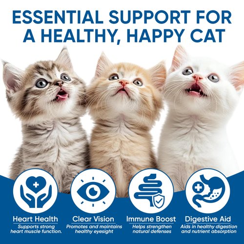 PurrVita Taurine Supplement for Cats, Taurine for Cats, Taurine Powder, Protect Heart, Eyes, and Immune Function for Cat-200G (1)