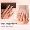 MelodySusie Builder Nail Clear Base Gel Builder Gel for Nails Thickening, Soak Off UV Gel,Extension Gel Rhinestone Nail Glue Gel in a Bottle for Nail Art Design Gift for Women