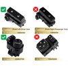 Power Window Control Switch Button Front Driver Side Door Lock Switch & Mirror Switch Compatible with 2007-2013 Chevy Silverado/GMC Sierra 1500 2500HD 3500HD