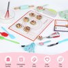 Kids Baking& Cooking Set for Real Cooking, Olabocio 19 Pieces Toddler Safe Kitchen Tools Utensils with Cookbooks, Montessori Kid Baking Set Gift for Girls & Boys