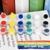 36 Empty Paint Pots with Lids, 5 ml/0.17 OZ Clear Empty Storage Paint Containers,Mini Painting Cup Arts Crafts Containers for Summer Camp Kids Classrooms Schools Paintings Art Festivals etc