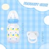 CHAREX Feeding Bottle & Magnetic Pacifier Set for Reborn Baby Doll, Realistic Baby Doll Accessories Great Gift Set…