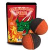 Dragon Fire Bath Bombs - Cool Dragon Bath Balls for Boys - XL Black Cherry Bath Fizzers, Handcrafted, Made in America, 2 Count