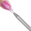 Cuticle Pusher and Cutter - Nail Polish Remover - Stainless Steel Manicure Tool Set -Gel Nail Polish Peeler and Scraper - Nail Care Stick - Pedicure Kit for Fingernail and Toenail