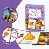 Bear Tale 54 Arabic Alphabet Flash Cards for Kids, Daily Life Theme, Double-Sided Flashcards with Colorful and Bright Images, Arabic Learning Educational Toys Gifts for Boys and Girls