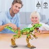 Mkmimo 3 in 1 Dinosaur Building Blocks Toy Set, Compatible with Lego Dinosaur Toys, 730 Piece STEM Dinosaur Building Kit Great Gift for Boys and Girls Over 6 Years Old