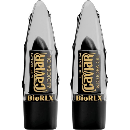 BioRLX Caviar & Jojoba Oil Lip Balm Color Free (Two Lip Balms)