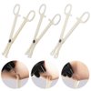 4PCS Reusable Professional Clamp Ear Lip Navel Nose Open Septum Piercing Tool Forceps Plier Clamp Body Jewelry Puncture Tool Set