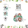 JOPARY Koala Birthday Party Decorations Koala Party Supplies with Koala Balloon,Koala Birthday Banner,Garland,Door Hanging and Stickes for Koala Animal Theme Birthday Party Baby Shower Decorations