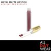 Gerard Cosmetics Metal Matte Liquid Lipstick It's Complicated | Mauve Purple Lipstick with Metallic Matte Finish | Super Pigmented Shimmer Matte Lipstick | Cruelty Free & Made in the USA
