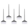 DS. DISTINCTIVE STYLE Hair Dye Applicator Brushes 5 Pieces Long Handle Soft Bristles Hair Coloring Kit Salon Hair Bleach Tinting DIY Tool (Gray)
