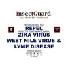 InsectGuard - Permethrin Treated Tick Gaiters/Sleeves and Mosquitoes Flies Chiggers & More Insect Repellent 4 Inch Long Pair (White) One Size Fits All Up to Adult Medium