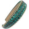 yefaye Sparkly jeweled dressy rhinestone fashion headbands hair bands for women's hair (green)
