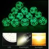Glow in The Dark Dog Toy - Light Up Soccer Dog Ball, Interactive Pet Toy for Any Size - Indoor and Outdoor Use, Straps for Easy Grab (6 inch)