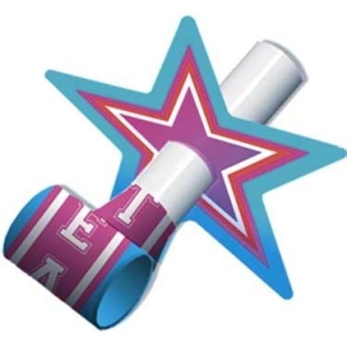 8 Blowouts Serentins Star Shaped Party Supplies