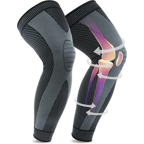 beister Full Leg Sleeve, Thigh High 20-30mmHg Graduated Compression Stockings for Women & Men, Knee Compression Sleeves, Knee & Calf Support for Meniscus Tear, ACL, Arthritis, Joint Pain Relief, Sport