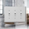 Amerelle 66TTT Wall Plate, Double Toggle