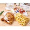 LOKIQNG Cellophane Treat Bags - Clear Cookie Candy Bags with Twist Ties for Party Favors (100PACK,6x10inch)