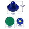 Joovon Air Hockey Pushers and Air Hockey Pucks, Non-Slip Strikers and Dynamic Pucks for Air Hockey Table Game for Adults and Kids,Replacement Accessories for Game Tables (Blue and Black)