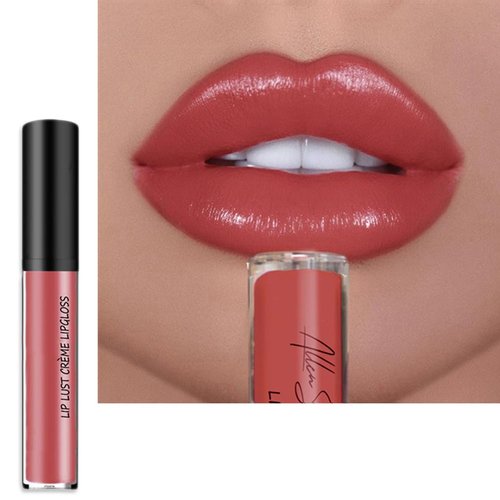 12 Colors Cream Texture Lipstick,Waterproof Lipstick Creamy Lip Gloss,Non-Stick to Cup Non-Fading Long-Lasting Moisturizing Velvet Liquid Lipstick,Hydrating Lip Natural Jelly Lipstick(11#,1.3 Fl Oz)