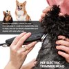 JRSHOME Upgraded Dog Grooming Clipper Replacement Blades for Andis Pet Clipper/Oster A5/Wahl KM Series Dog Clipper with Ceramic Blade & Stainless Steel Blade-1.6mm Cut Length