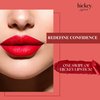 Hickey Lipstick Mile High Perfect Red Lipstick REFILL - Moisturizing And Long Lasting Lipstick - Gluten Free, Vegan And Organic Lipstick for Women - Highly Pigmented Velvet Finish
