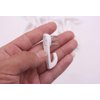 20PCS White Powerful Concrete Hard Wall Drywall Picture Hooks Non-Trace Hanging Hook Traceless Nail Plastic Wall Hook for Picture Photo Frame Clock Hangers(5cm/1.97 Length)