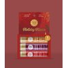 Woolzies Holiday Kisses Lip Balm Set of 3 | Includes Sugar Cookie, Merry Berry, & Spiced Cider | 0.15 OZ