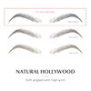 Bliss and Beyond USA | Waterproof Eyebrow Tattoo Stickers. A real hair stroke look. Hair replacement without surgery. Solution for hair loss. Tinted eyebrow tattoos. (New Hollywood, Natural Black)