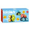 lalalark 3 Pack Monster Truck Toy, Dinosaur Toys for 3 4 5 Year Old Boys, Friction Power 360° Rotating Push and Go Cars, Bumping Up and Down Action, Christmas Birthday Gifts for Kids 3-5
