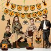 16 Pcs Hunting Birthday Party Decorations Deer Hunting Birthday Party Decorations Camo Birthday Party Decoration Include Hunting Banner Deer Table Centerpiece Honeycomb for Gone Hunting Party Supplies
