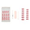 Ardell Nail Addict Artificial Nail Set, Sweet Pink Glossy Rounded Press On Nails, 24 Glue On Nails For An Easy Manicure