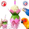 Bonka Bird Toys 2606 Sola Petal Toy, Natural Chewable Parrot Cage Toy, 10" x 5", Conure, Cockatiel, Parakeets, and Similar Breed Sizes