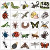 CHARLENT 148 Individually Sheets Bug Temporary Tattoos for Kids - Insect Tattoos for Kids Birthday Party Supplies Goodie Bag Fillers
