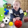 Ladwon Balls for Toddlers 1-3 Balls for Kids, Outdoor Toddler Toys,Toddler Sports Balls Toys,Set of 7 Boys Girls Indoor Outdoor Balls Toys, Baby Soccer Ball Basketball Tennis Ball Rugby Ball Playgroun