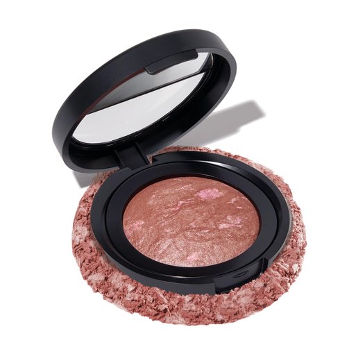 LAURA GELLER NEW YORK Baked Blush-n-Brighten Marbleized Blush for Cheeks - Pink Grapefruit - Satin Finish - Buildable Color