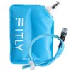FITLY Soft Flask - 17 oz (500 ml) - Shrink As You Drink Soft Water Bottle for Hydration Pack/Running Vest With Hydration Tube - Folding Water Bottle for Running, Hiking - Ski Water Bottles (FLASK500)
