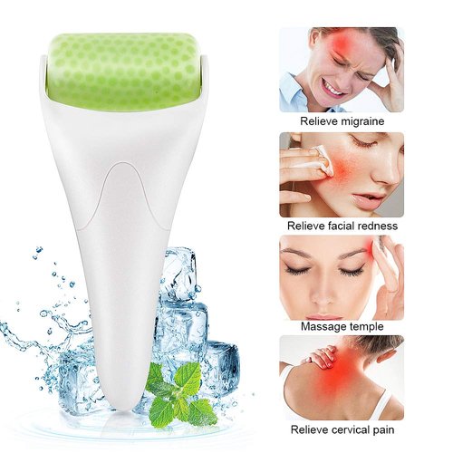 BFASU Ice Roller for Face & Eye Puffiness Migraine Relief, Ice Face Rollers for Women Facial Massager, Minor Injury, Headaches Relief, Anti Wrinkle Skin Care Product