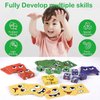 Face Changing Magic Cubes Game Face Blocks Game Face Change Cube Game Expression Matching Block Puzzles Building Cubes Toy Educational Puzzles Toy Family Board Games for Child & Adults (with Bell)