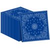 40Pcs Blue Bandana Paper Napkins Blue Bandana Party Napkins Happy Western Party Paper for Blue Bandana Theme Birthday Party Disposable Paper Napkins Bandana Party Decorations