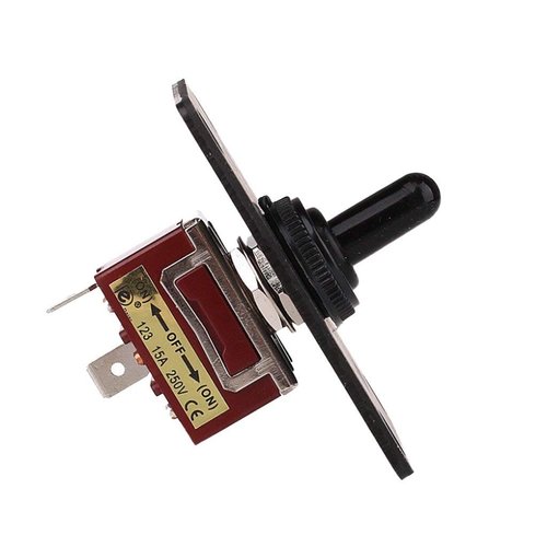 JZLiner Marine Toggle Switches for a Boat 12V 15A On Off On Momentary Panel 3Pin Control
