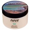 Avani Ultra Rich Body Butter - Dead Sea Salt, Aloe Vera, Vitamin E, Shea, Jojoba, Sunflower, Olive Essential Oil - Natural Exfoliating & Moisturizing Butter for All Skin Types - Citrus/Vanilla