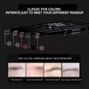 LAMUSELAND 3 Pcs/Set Eyebrow Pencil, Professional Make Up Definer Pen, Rotary Retractable Triangular Tip Eyebrow Pencil With Spoolie Brush, Waterproof Long-lasting Eye Brow Pencil, Easy Create Natural