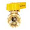 Eastman 60003, Brass Straight-Flare Gas Ball Valve, 1/2" FIP x 1/2" OD Tube