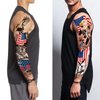 Tazimi Independence Day Temporary Tattoos 4th of July Independence Day Sleeves Tattoos Stickers for Men Women American Flag Tattoos Labor Day Decorations Patriotic Tattoos Full Half Arm Face Tattoos