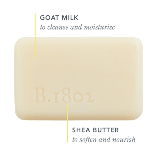 Beekman 1802 Glacial Mint & Eucalyptus Goat Milk Soap - Scented - 9 oz - Cleanses, Nourishes & Hydrates - Certified Microbiome Friendly - No Irritation - Good for Sensitive Skin